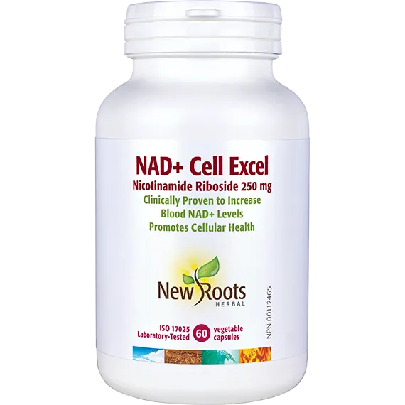 New Roots NAD+ Cell Excel 60 Capsules