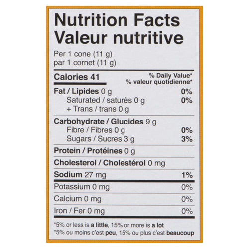 Paneriso Sugar Cones 12 Cups