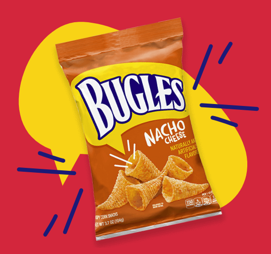 Bugles Nacho Flavour 212g (7.5 oz)