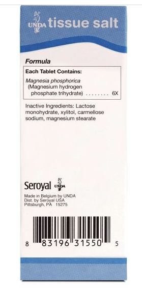 Unda Magnesia Phosphorica 6X 100 Tablets