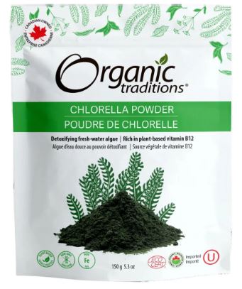 Organic Traditions Chlorella Powder 150g