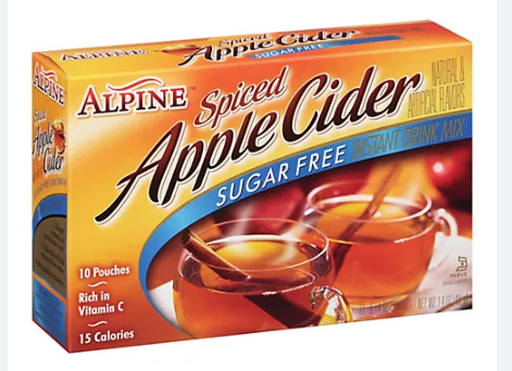 Alpine Spiced Apple Cider Drink Sugar Free