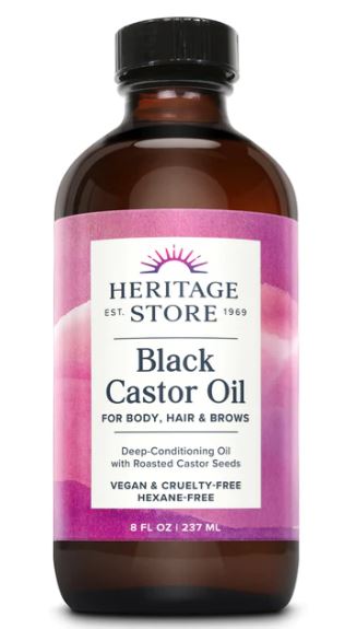 Heritage Store Black Castor Oil 236 ml