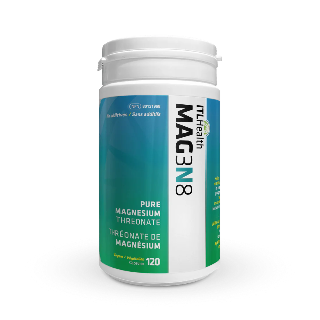 ITL Health Mag 3N8 Threonate - 120 Capsules