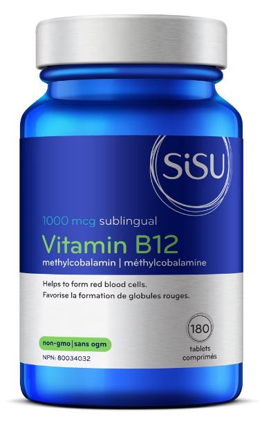 Sisu Vitamin B12 1000 Mcg 180 Tablets