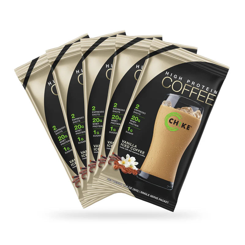 CHIKE Protein Iced Coffee - Vanilla Single Packet