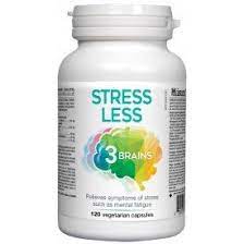 3 Brains Stress Less 120 Vcaps
