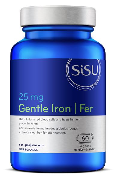 Sisu Gentle Iron 25 Mg 60 Capsules