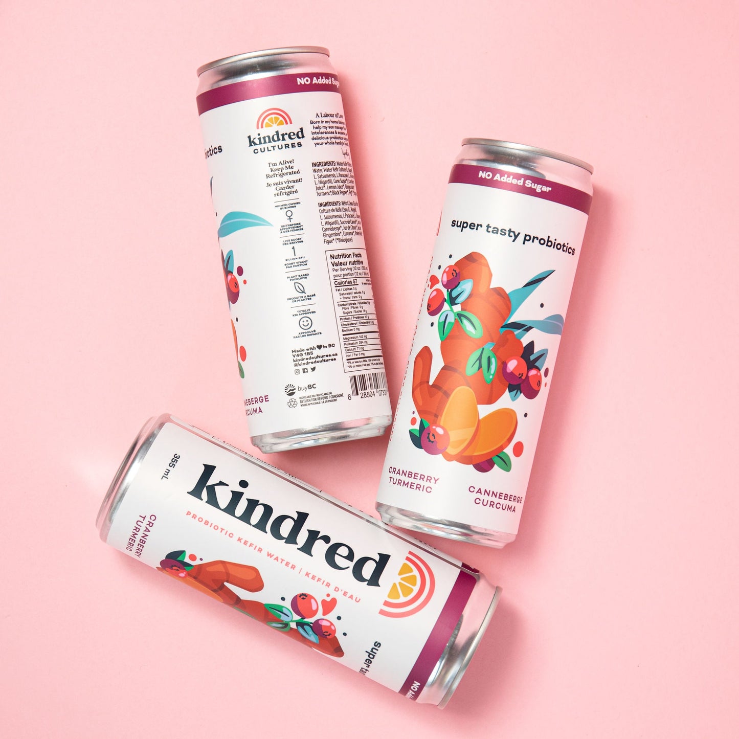 Kindred Kefir Water Cranberry