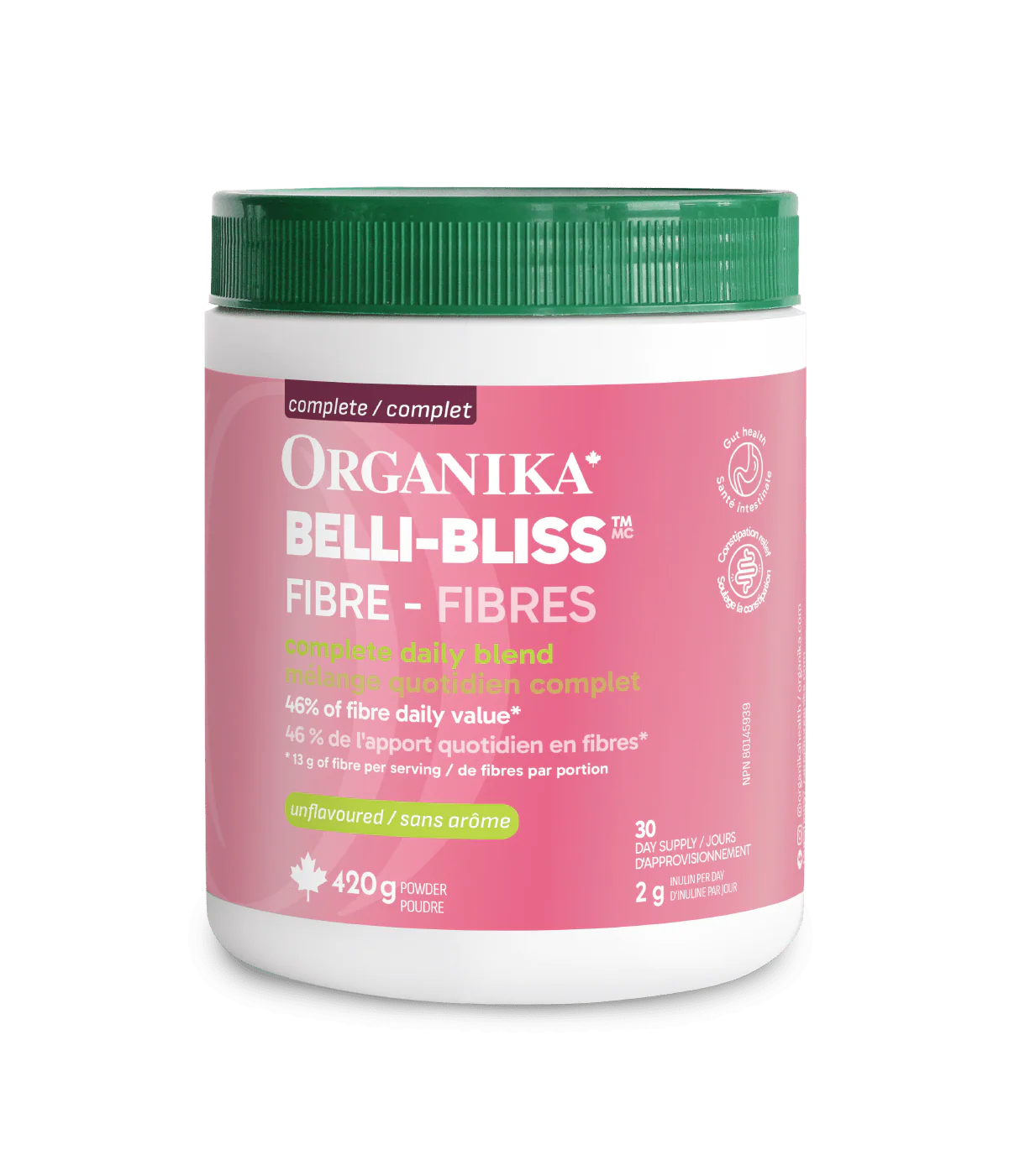 Organika Belli-Bliss Fibre Unflavoured 420g