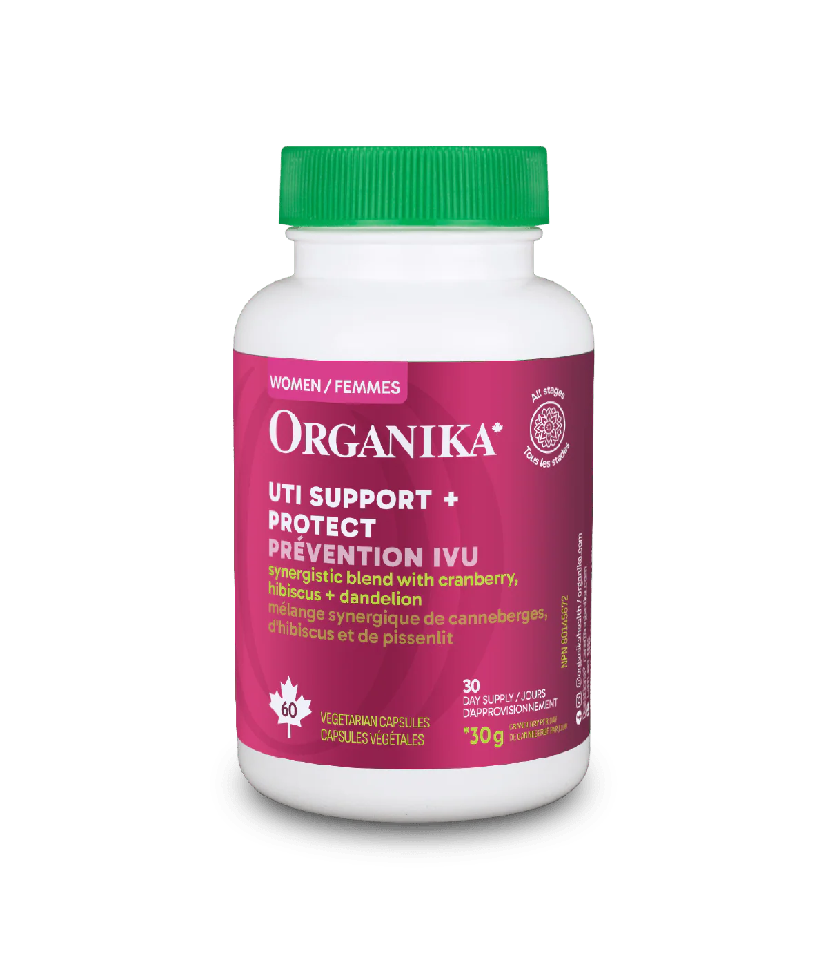 Organika UTI Support+ 60 Capsules