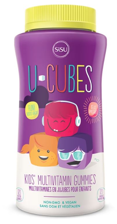 Sisu U-Cubes Multivitamin Gummies 120 count