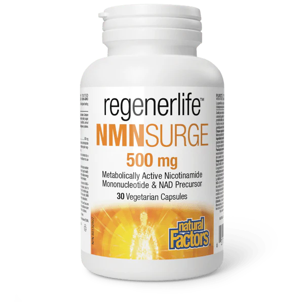 Natural Factors Regenerlife NMN Surge 500mg