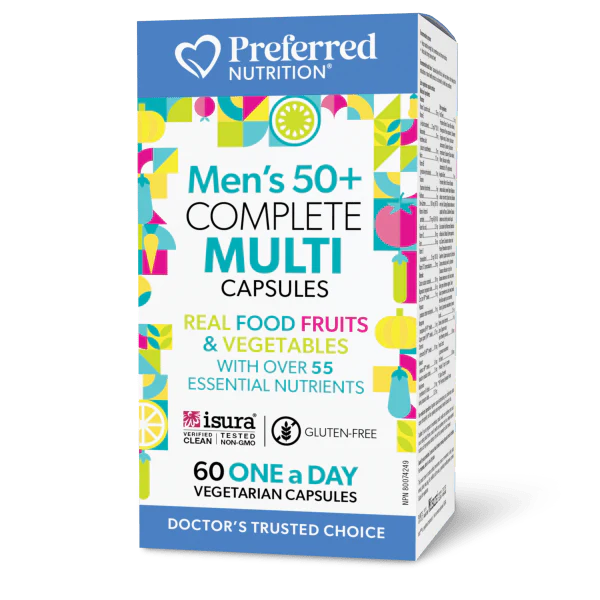 Preferred Nutrition Men's 50+ Complete Multivitamin 60 CapsulesCAPSULES