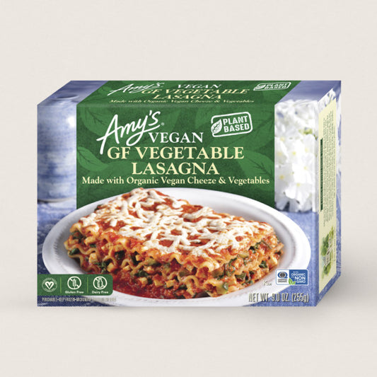 Amy Vegetable Lasagna Gluten Free Dairy Free