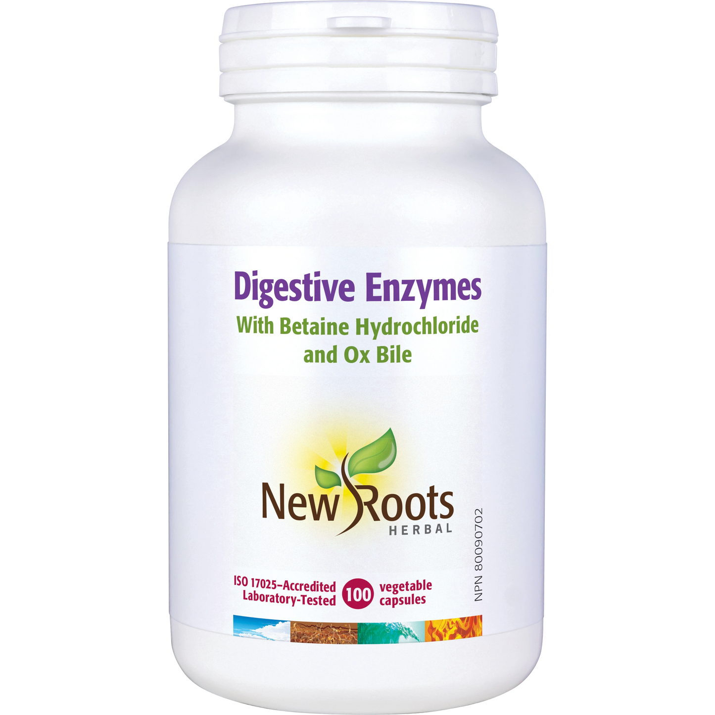 New Roots Digestive Enzymes 60 Capsules