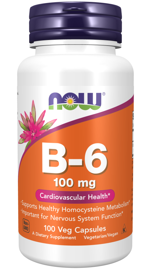 Now Vitamin B-6 100Mg, 100 Softgels