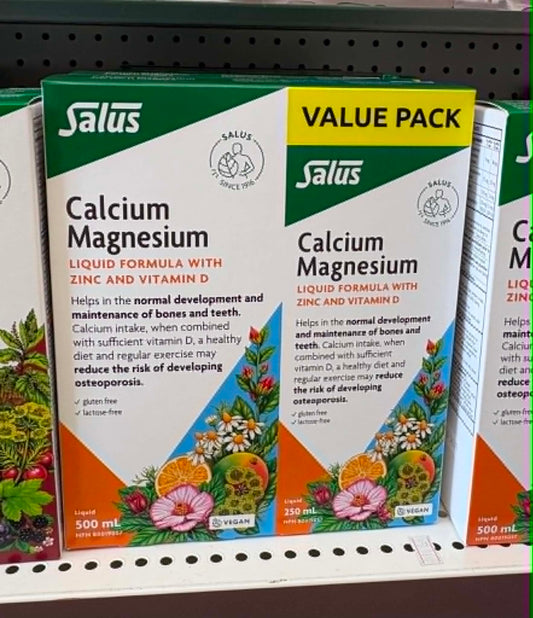 Salus Calcium Magnesium Value Pack - 500ml + 500ml