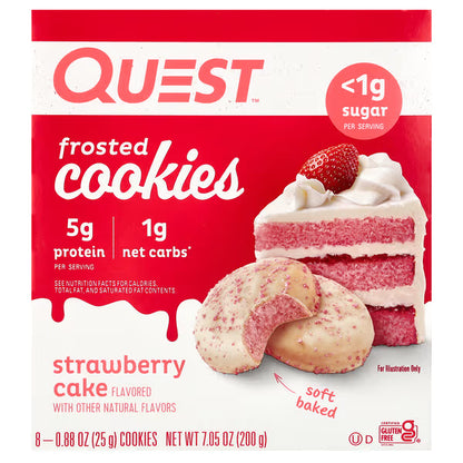 Quest Frosted Cookie - Strawberry