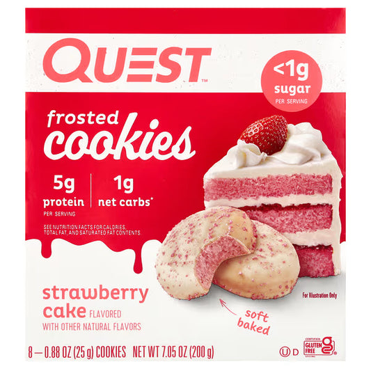 Quest Frosted Cookie - Strawberry