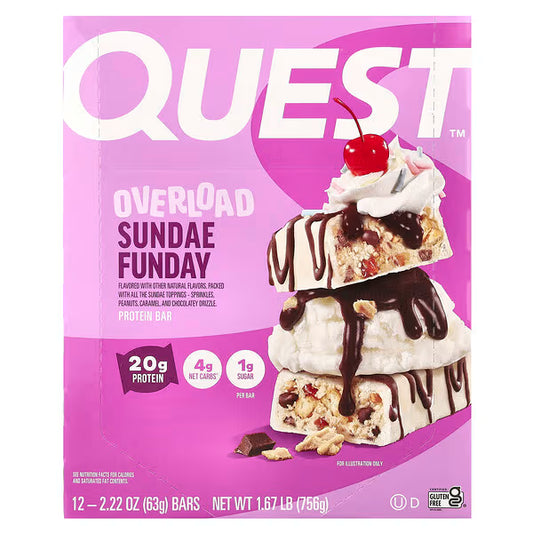Quest Overload Bars - SUNDAE Single Bar