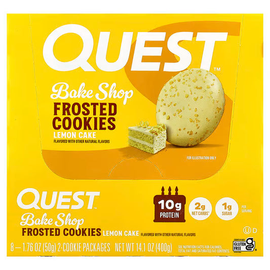 Quest Frosted Cookie - Lemon Cake