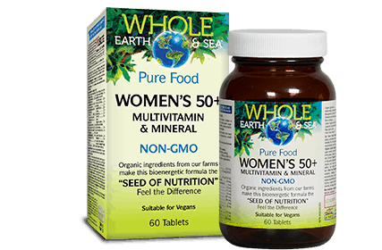 Whole Earth Pure Women's 50+ 120 Tablets