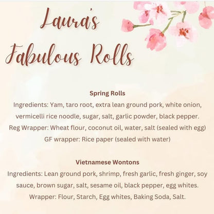 Laura's Gluten Free Spring Rolls - 12-Pack