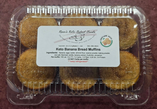 Reen's Banana Bread Muffins 6 Pack