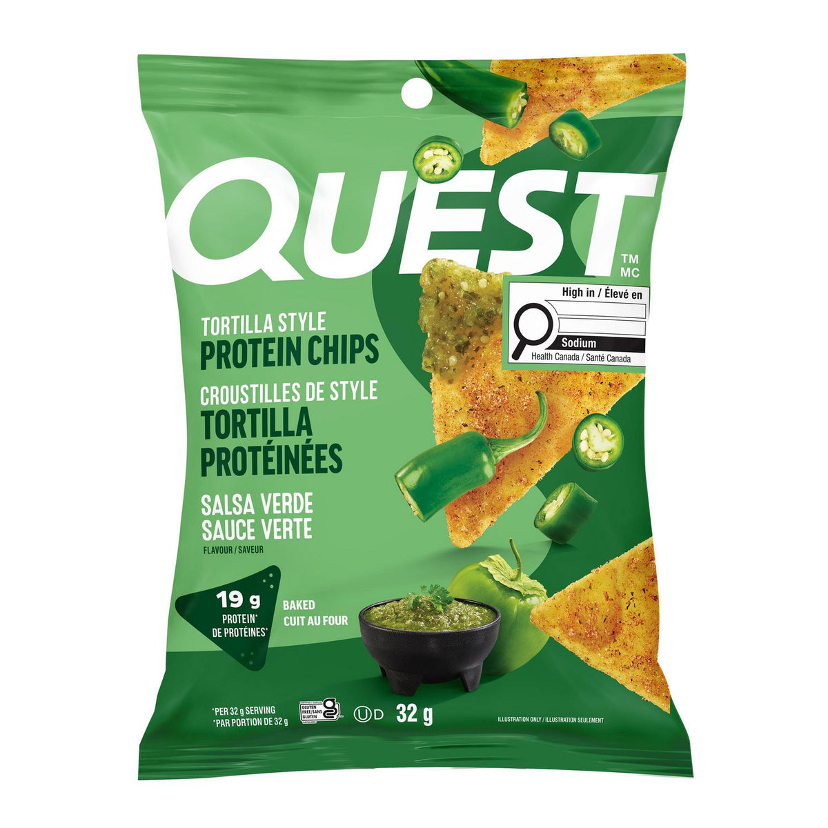 Quest Protein Chips 113g Salsa Verde