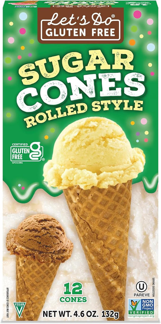Let's Do Sugar Ice Cream Cones - Gluten Free