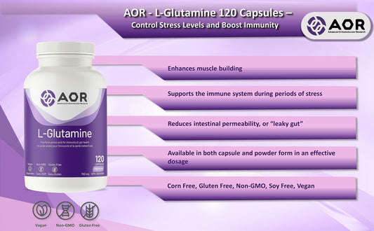 AOR Inc. L-Glutamine Powder 450ml