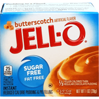 Jello Pudding Box Butterscotch