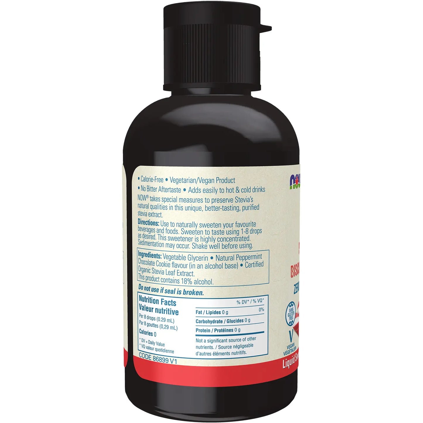 Now Stevia Liquid Peppermint Cookie