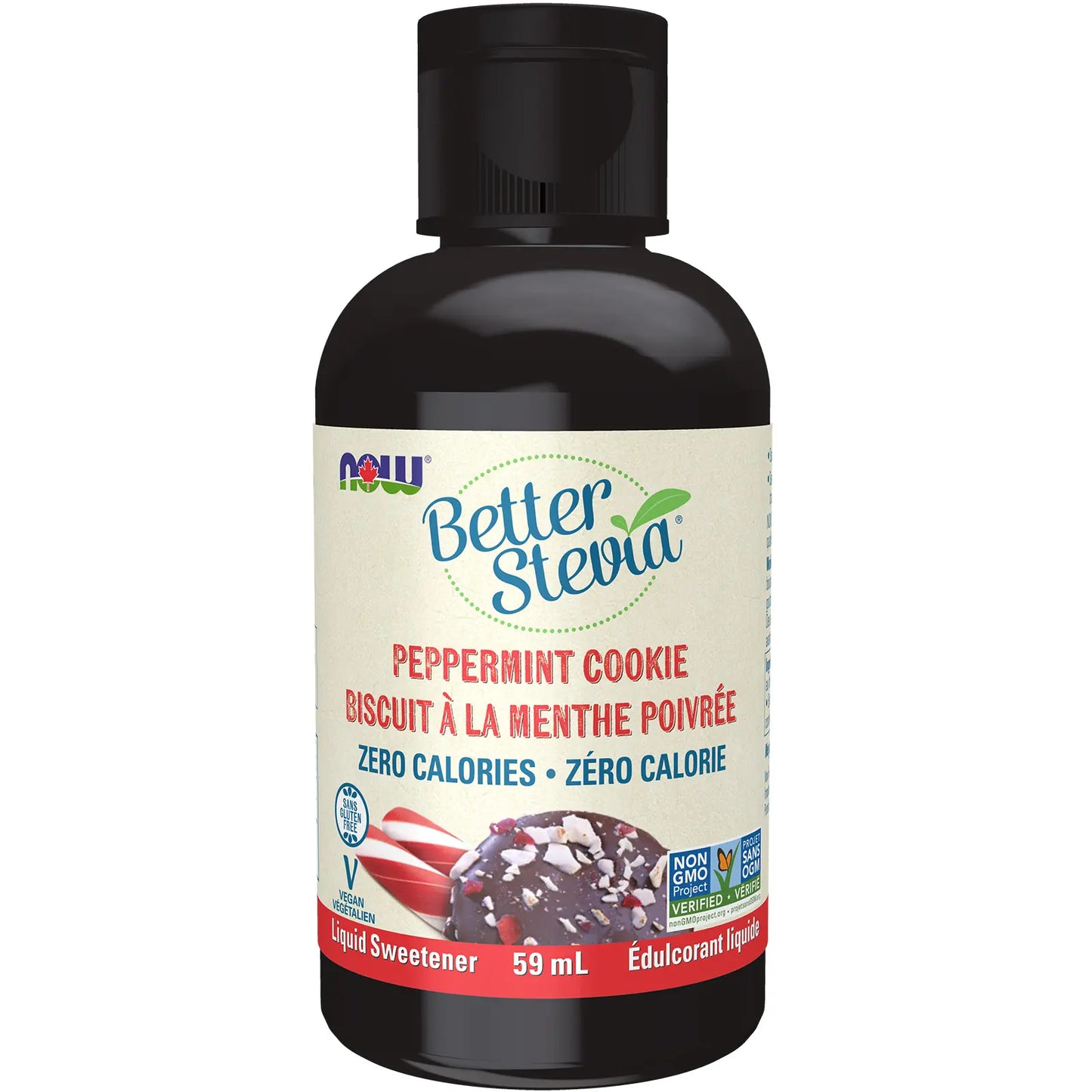 Now Stevia Liquid Peppermint Cookie