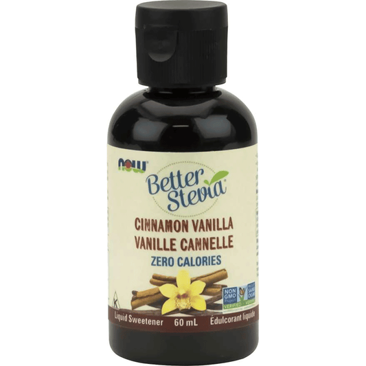 Now Stevia Liquid Cinnamon Vanilla