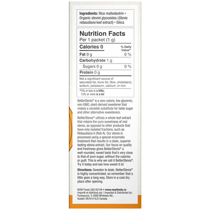Now Better Stevia - Original 100 Packets