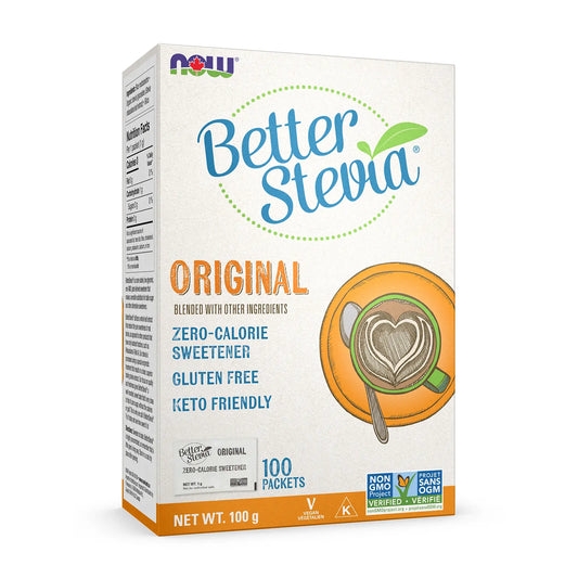 Now Better Stevia - Original 100 Packets