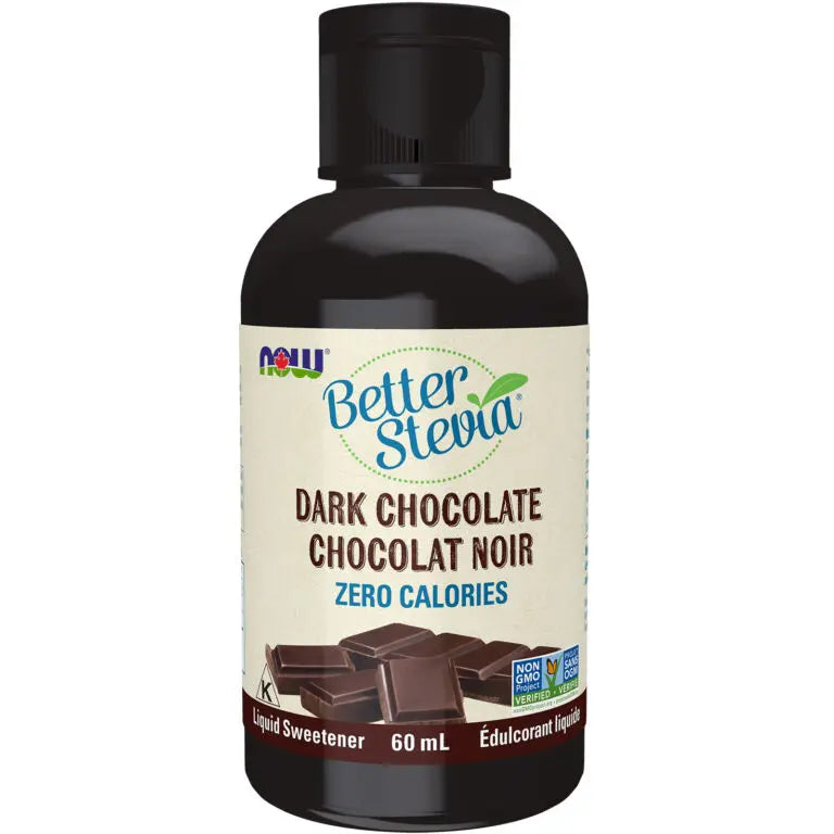 Now Stevia Liquid Dark Chocolate