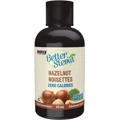 Now Stevia Liquid Hazelnut 60ml