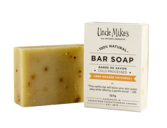 Uncle Mike Bar Soap Hemp Orange