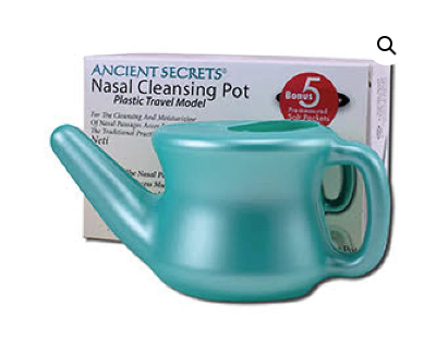 Ancient Secrets Neti Pot - Travel Model Plastic