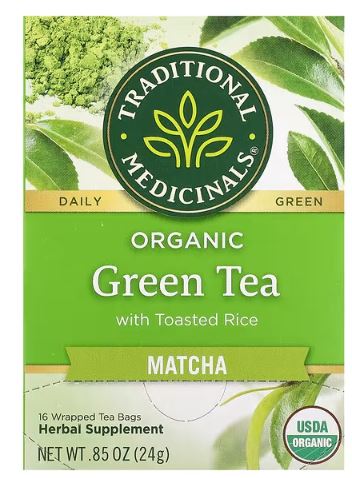 Traditional Medicinals Organic Green Matcha Tea Bags