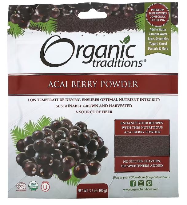 Organic Traditions Acai Berry Powder