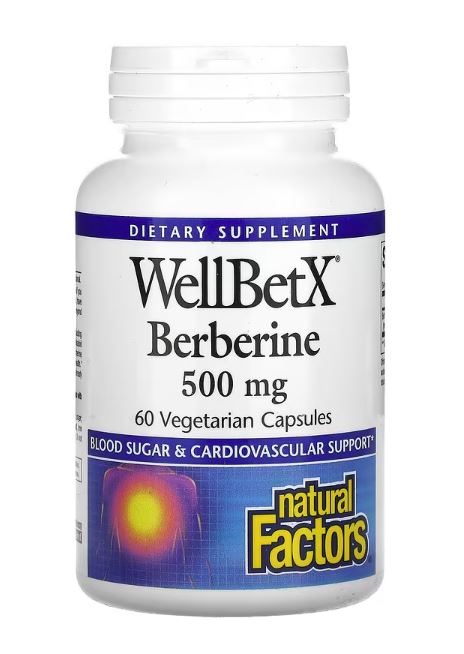 Natural Factors Berberine 500Mg