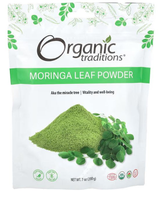 Organic Traditions Moringa Leaf Powder 200g