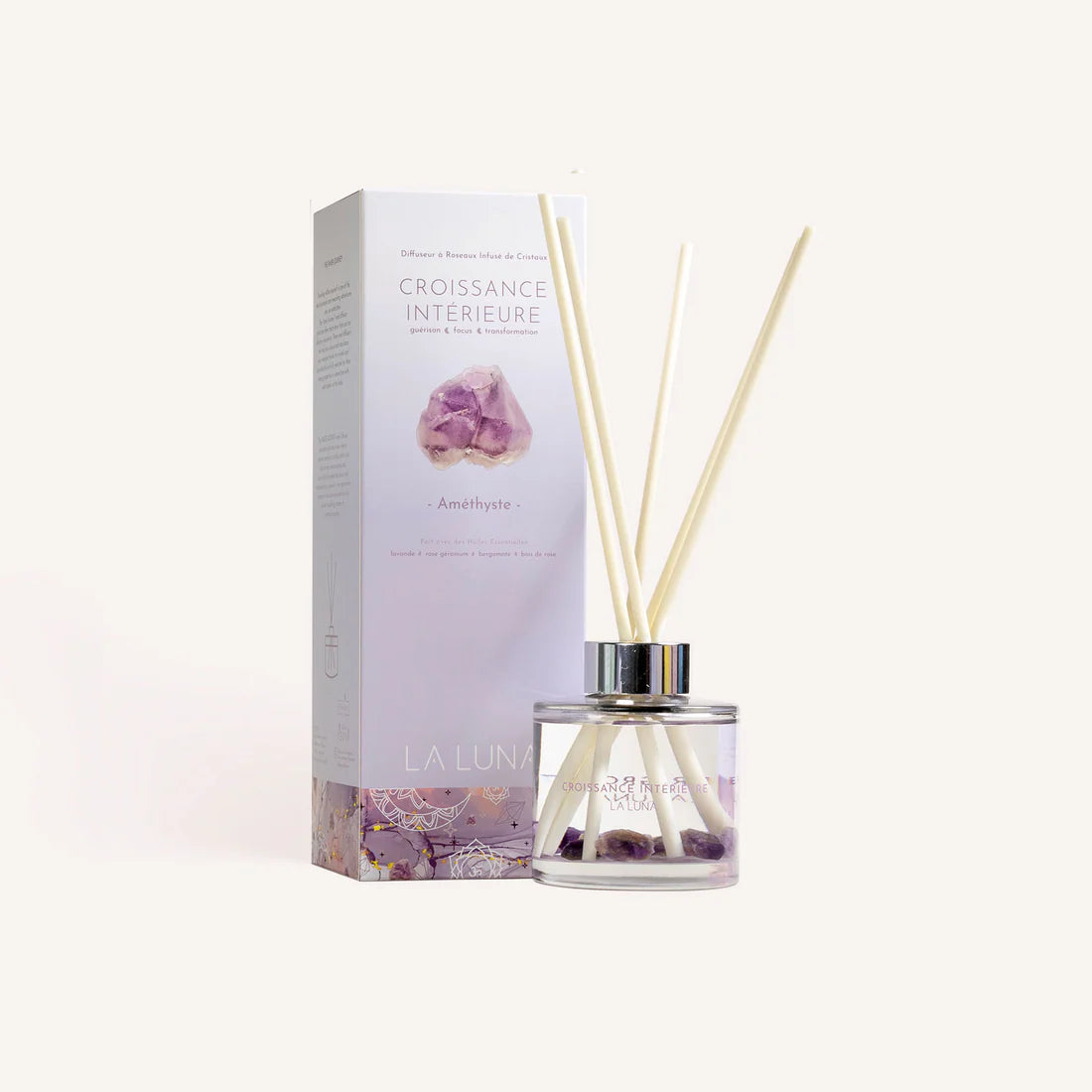 La Luna Inner Growth Amethyst Reed Diffuser