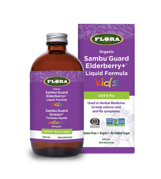 Flora Elderberry Liquid Kids 250 ML