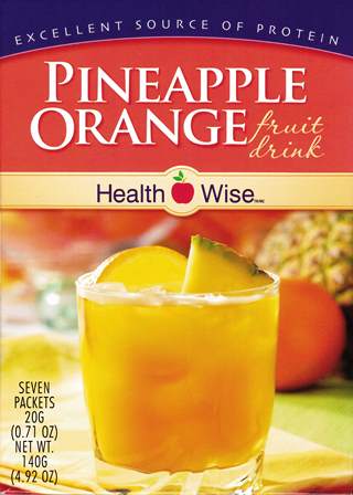 Health Wise Drinks Indiv. Pineapple