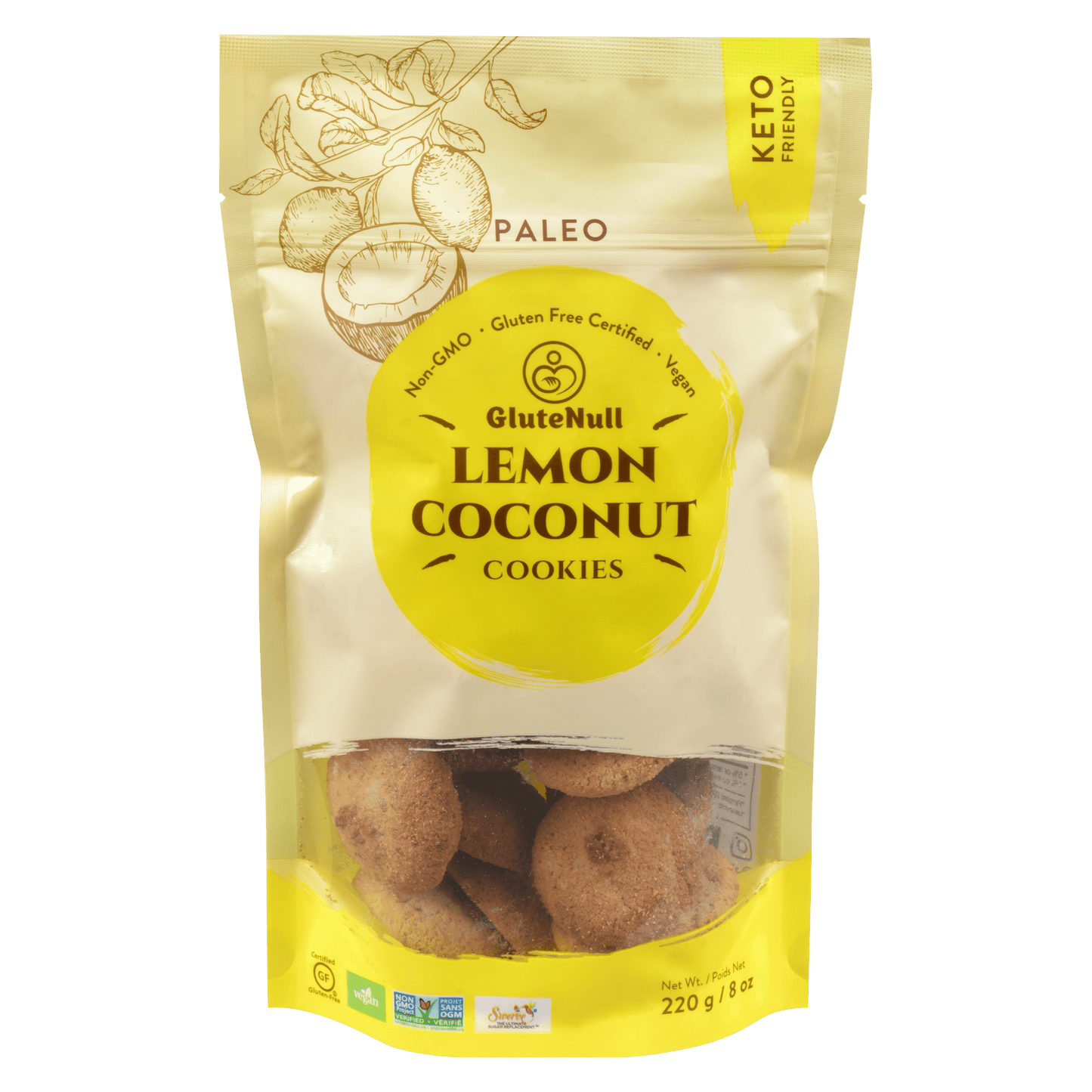 Glutenell Lemon Coconut Cookies 4oz